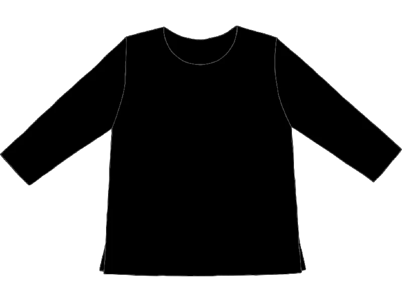 Midnight 3/4 Sleeve Top