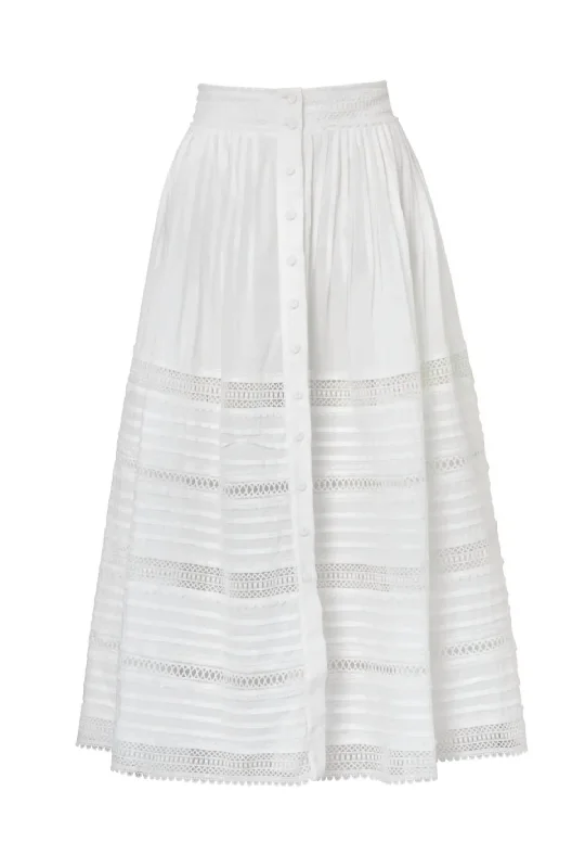 Camila Skirt In White