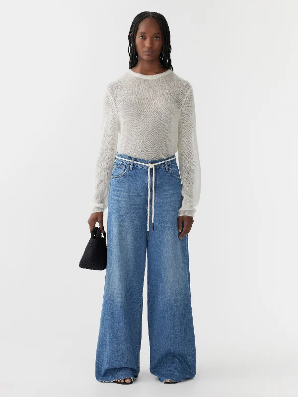 high rise super wide jean