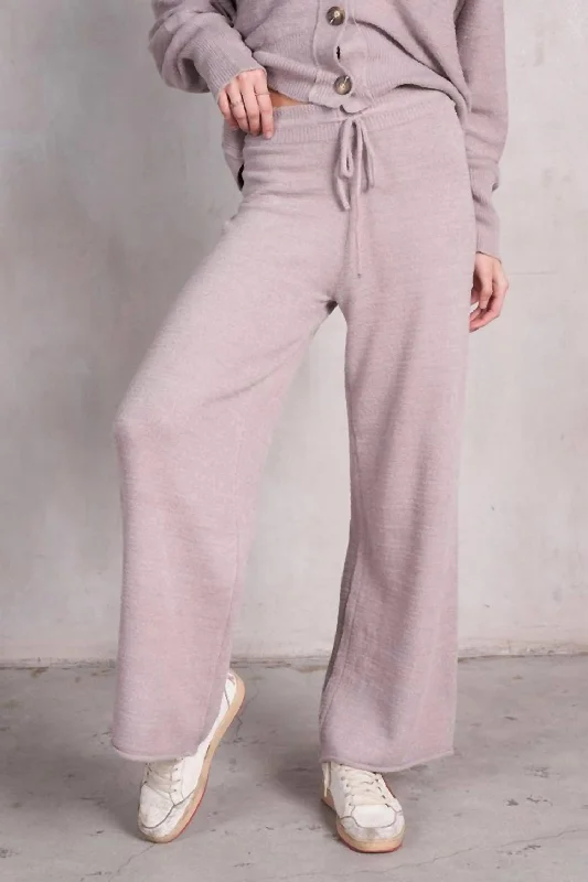 Let's Lounge Pants In Pink