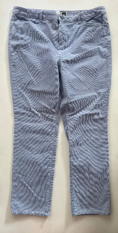 Pants Corduroy By Talbots In Periwinkle, Size: 20