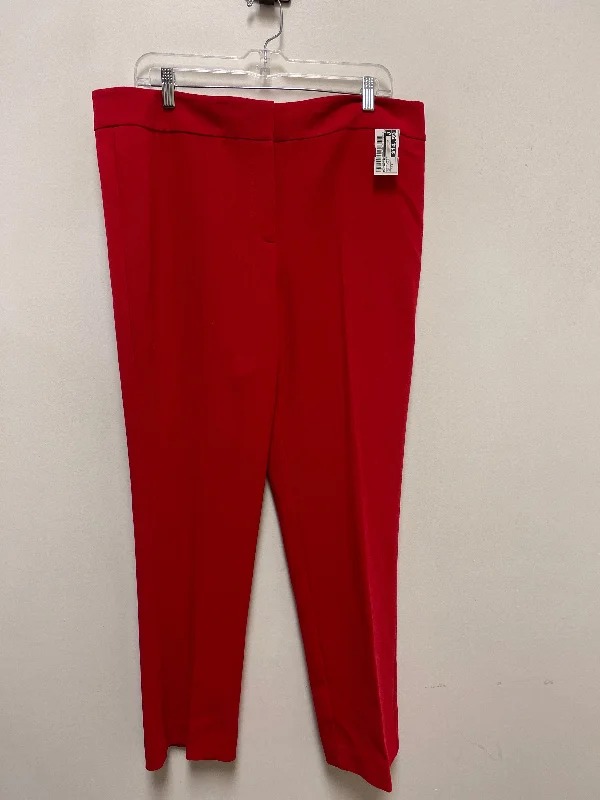 Pants Other By Ann Taylor In Red, Size: 14