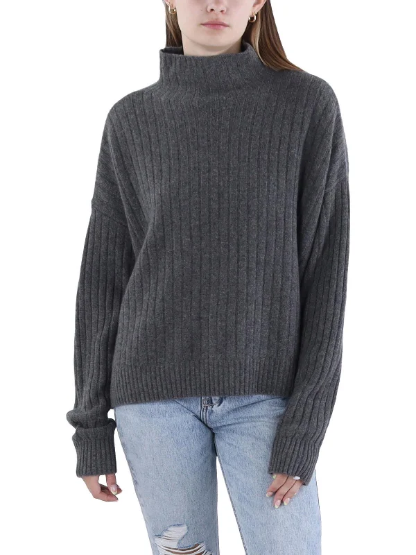 Womens Cashmere Long Sleeves Pullover Sweater