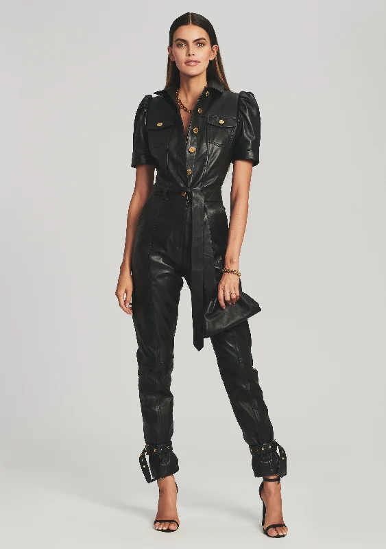 Knox Leather Jumpsuit