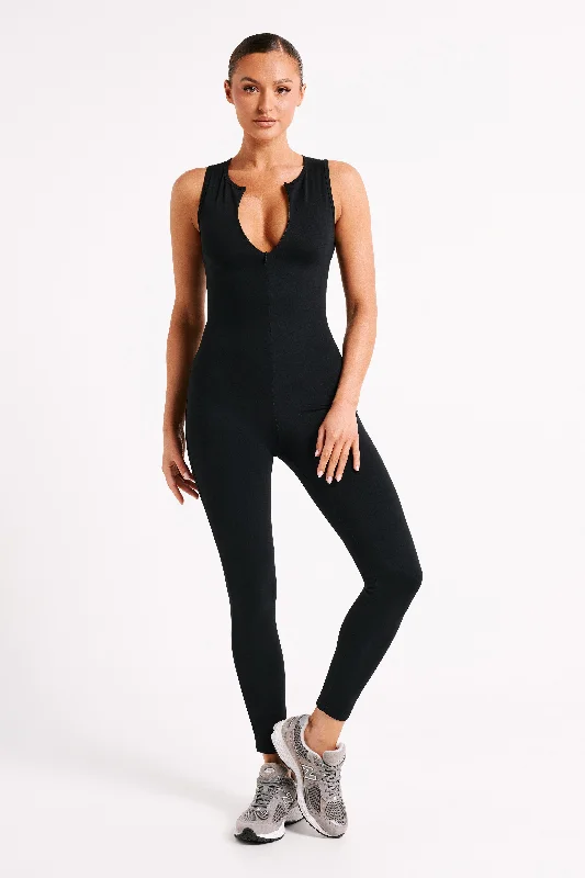 Malone Sleeveless Jumpsuit - Black