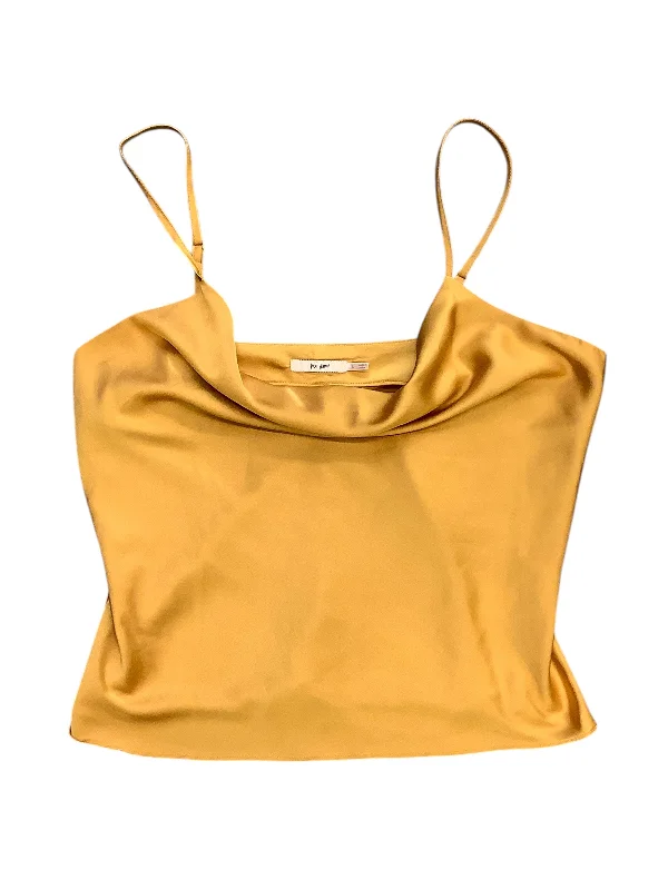 Top Sleeveless Basic By Mi Ami In Gold, Size: L