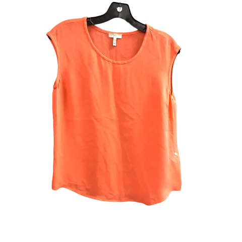 Top Sleeveless Designer By Joie In Orange, Size: Xs