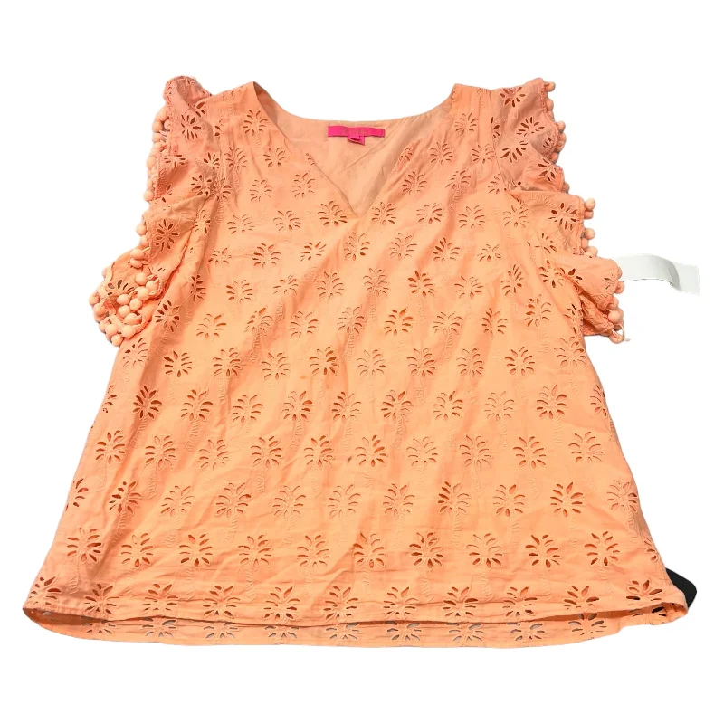 Top Sleeveless Designer By Lilly Pulitzer In Pink, Size: S