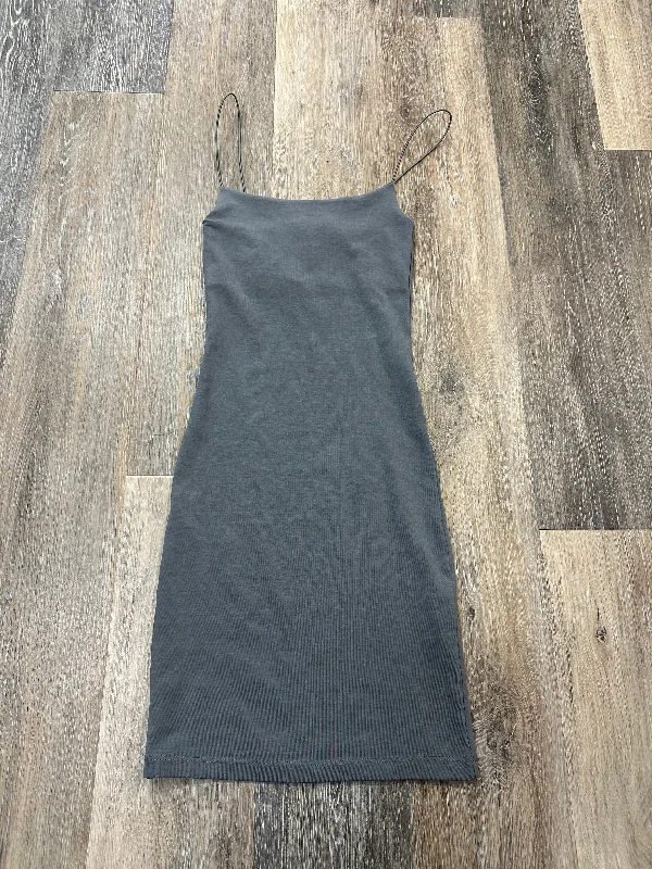 Dress Casual Short By Zara In Grey, Size: S