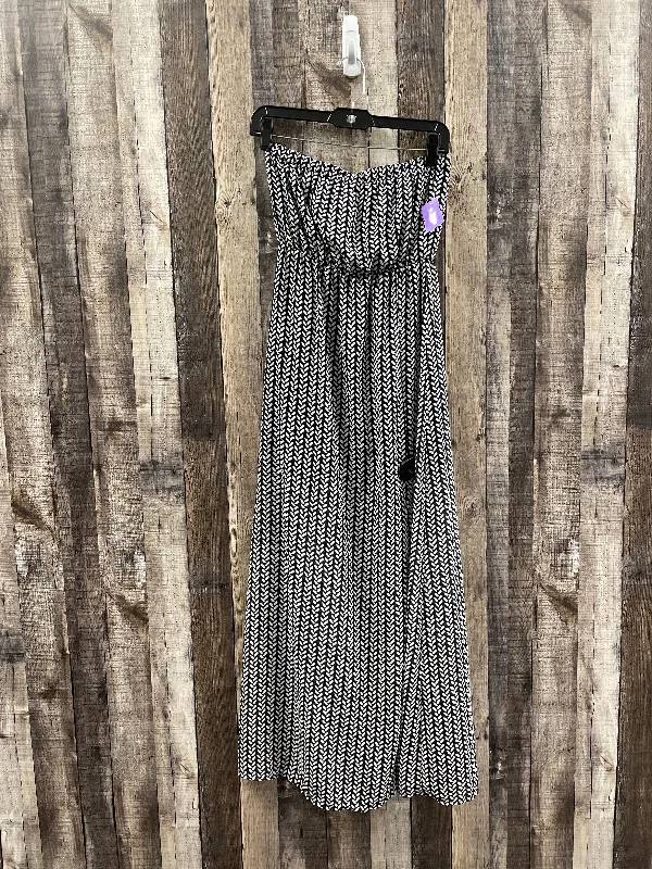 Black & White Dress Casual Maxi Divided, Size S