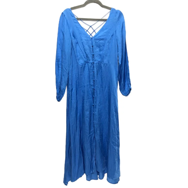 Blue Dress Casual Maxi Free People, Size 10