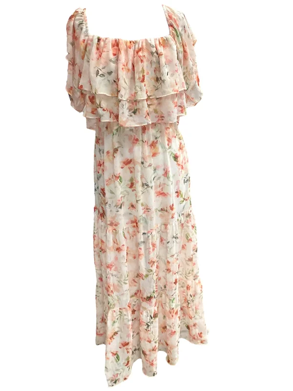 Floral Print Dress Casual Maxi Bb Dakota, Size S