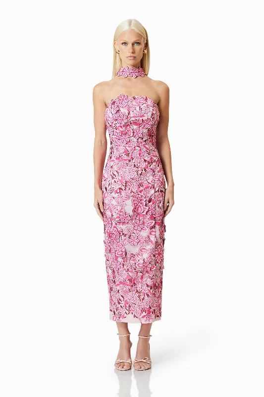 Elliatt Roseate Midi Dress - Pink