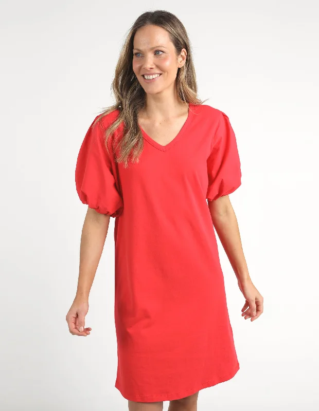 Joy Dress Bittersweet Red