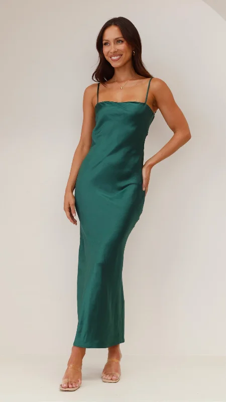 Keira Maxi Dress - Emerald