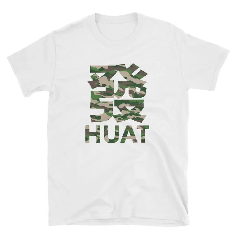 [Clearance Sales] Huat (Limited Camo Edition) Crew Neck S-Sleeve T-shirt