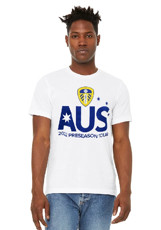 Gildan Adult Leeds Supporter Tee White <BR>  LEE411AA